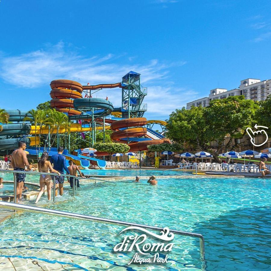 Hotel Diroma Fiori Com Um Dia De Acesso No Acqua Park Diroma 카우다스노바스 외부 사진